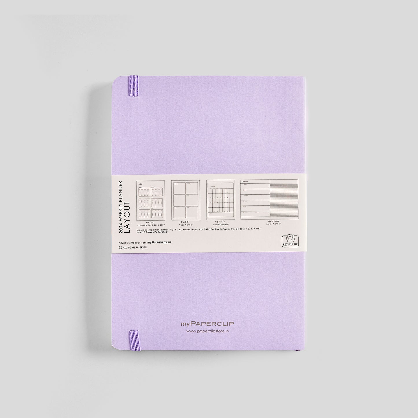2026 WEEKLY PLANNER - D1