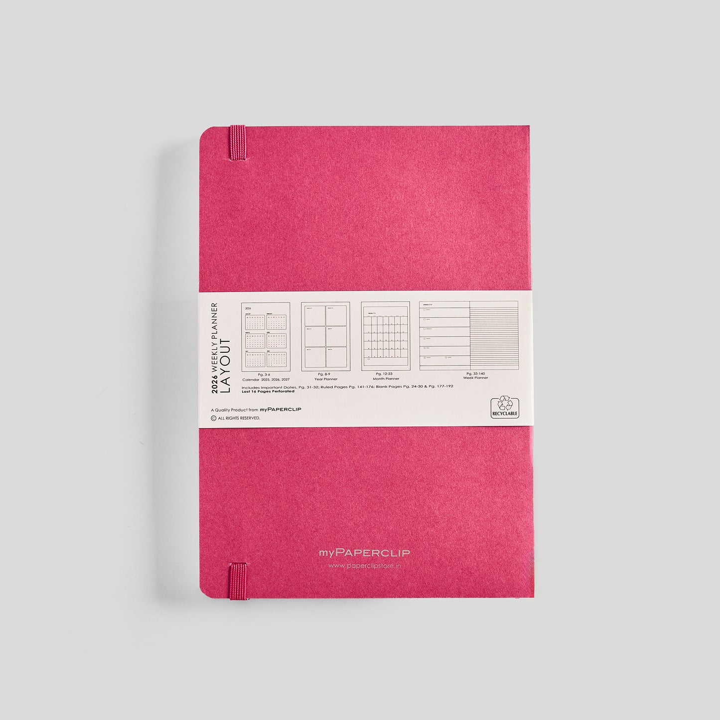 2026 WEEKLY PLANNER - D1