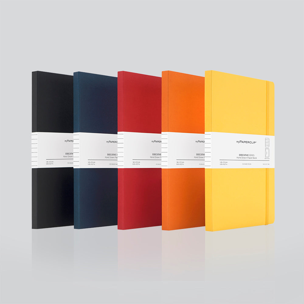 Executive Series Notebook - A5 (With Back Pocket)