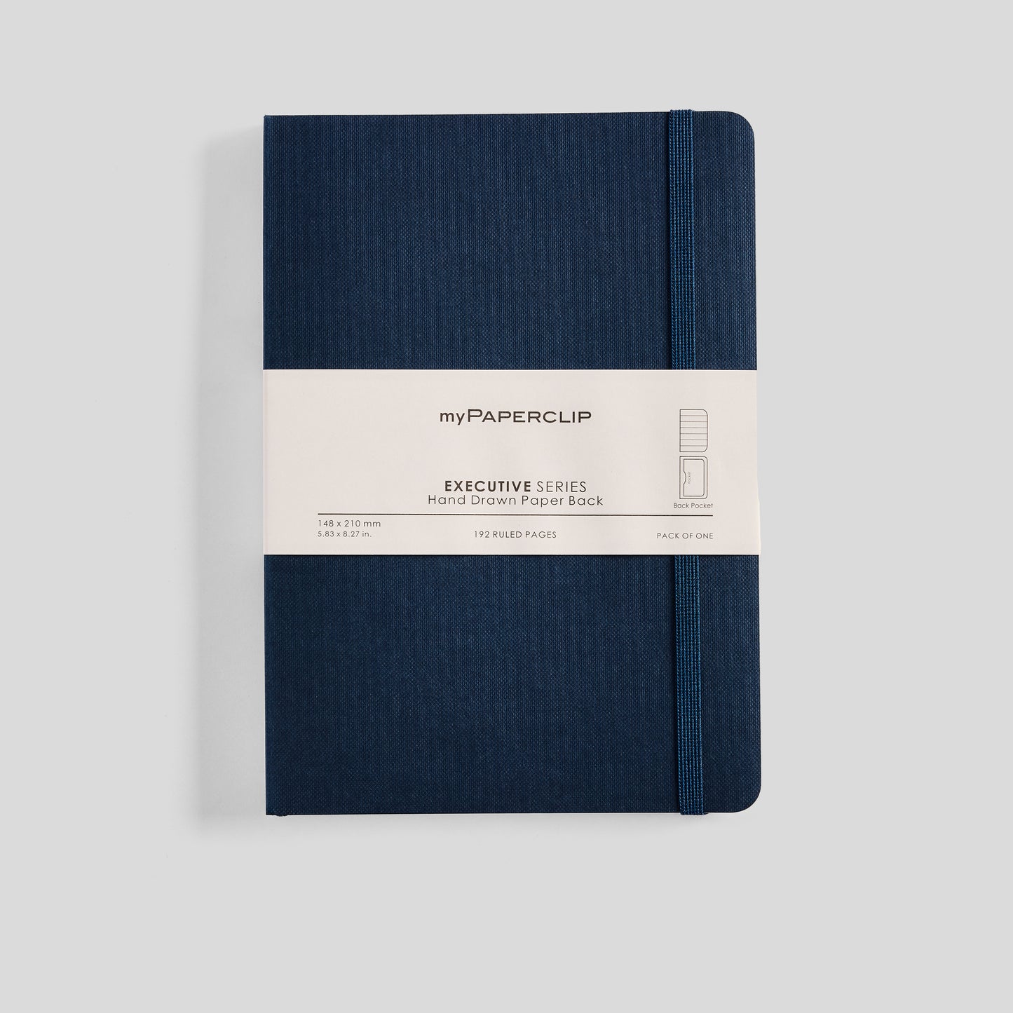 Executive Series Notebook - A5 (With Back Pocket)