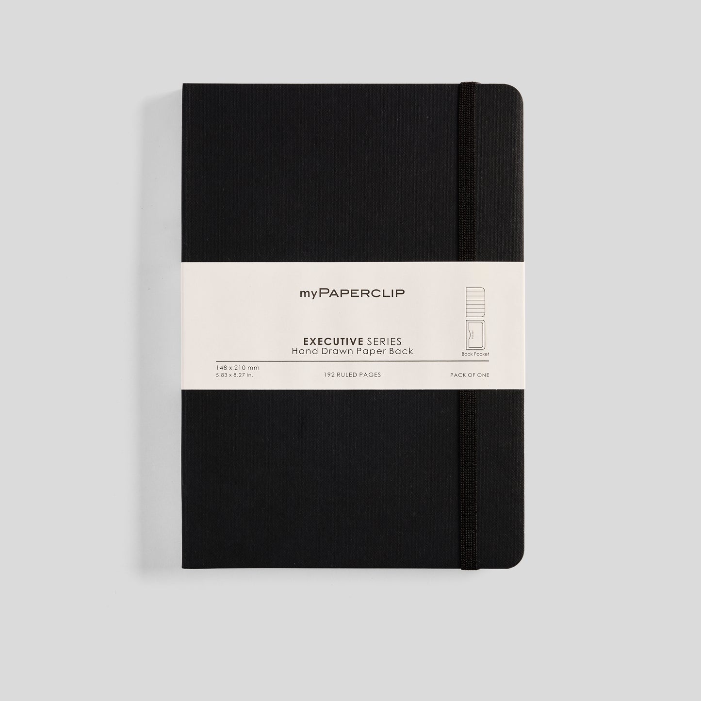 Executive Series Notebook - A5 (With Back Pocket)