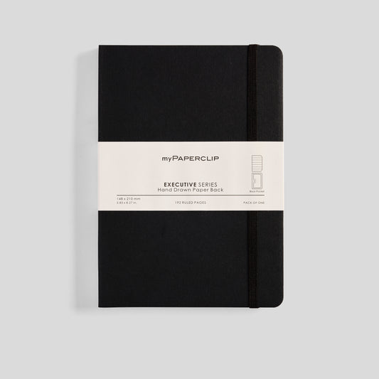 Executive Series Notebook - A5 (With Back Pocket)