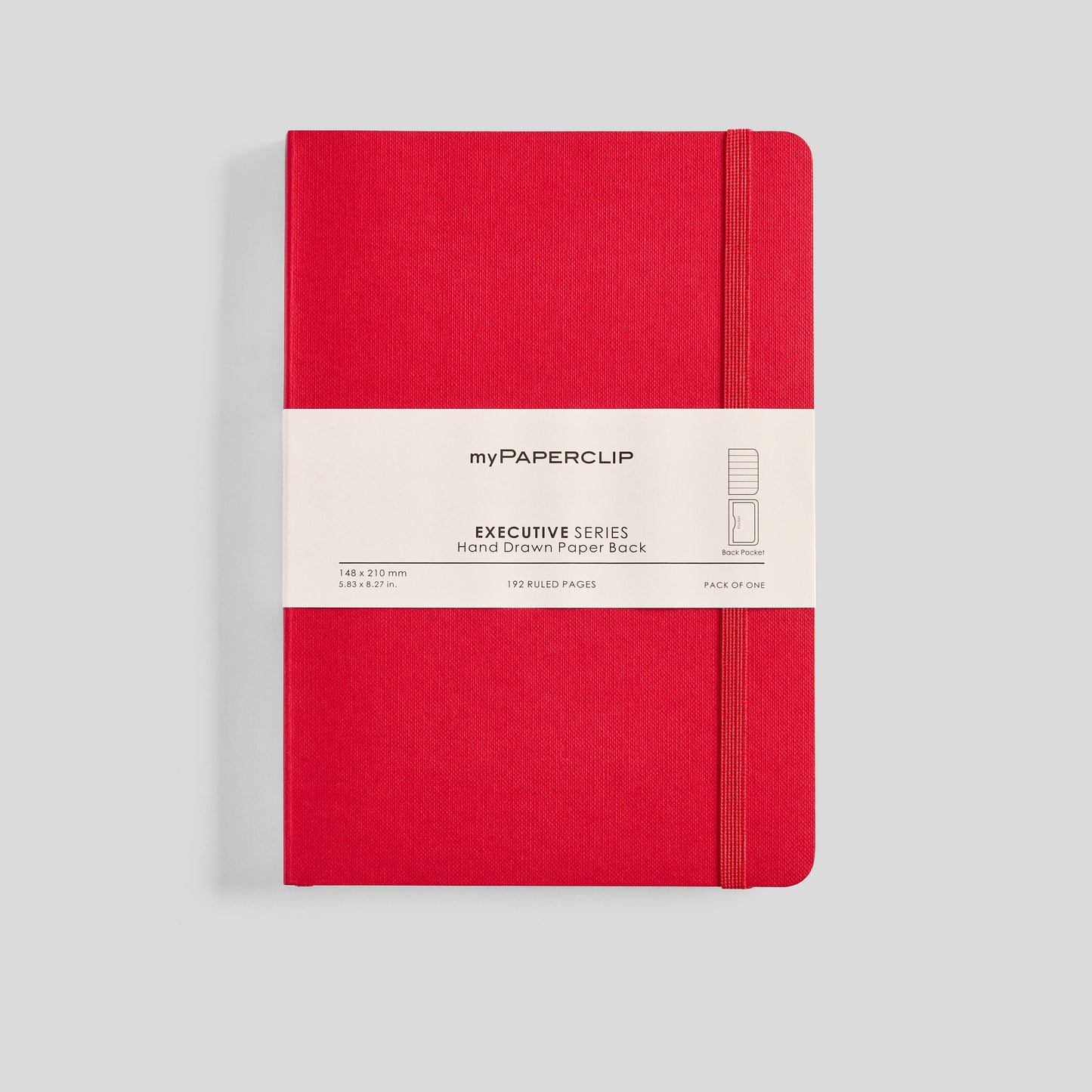 Executive Series Notebook - A5 (With Back Pocket)
