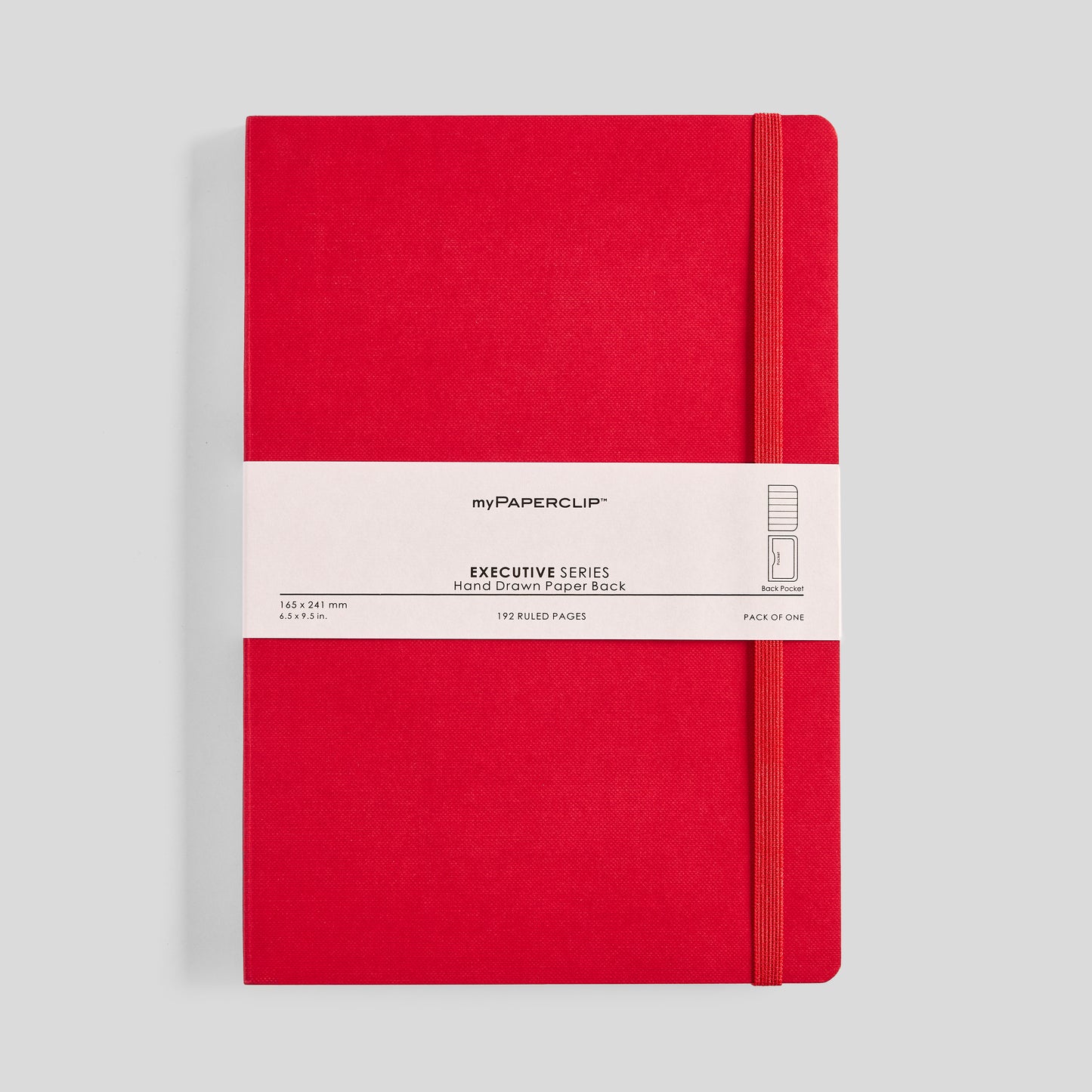 Executive Series Notebook - L (With Back Pocket)