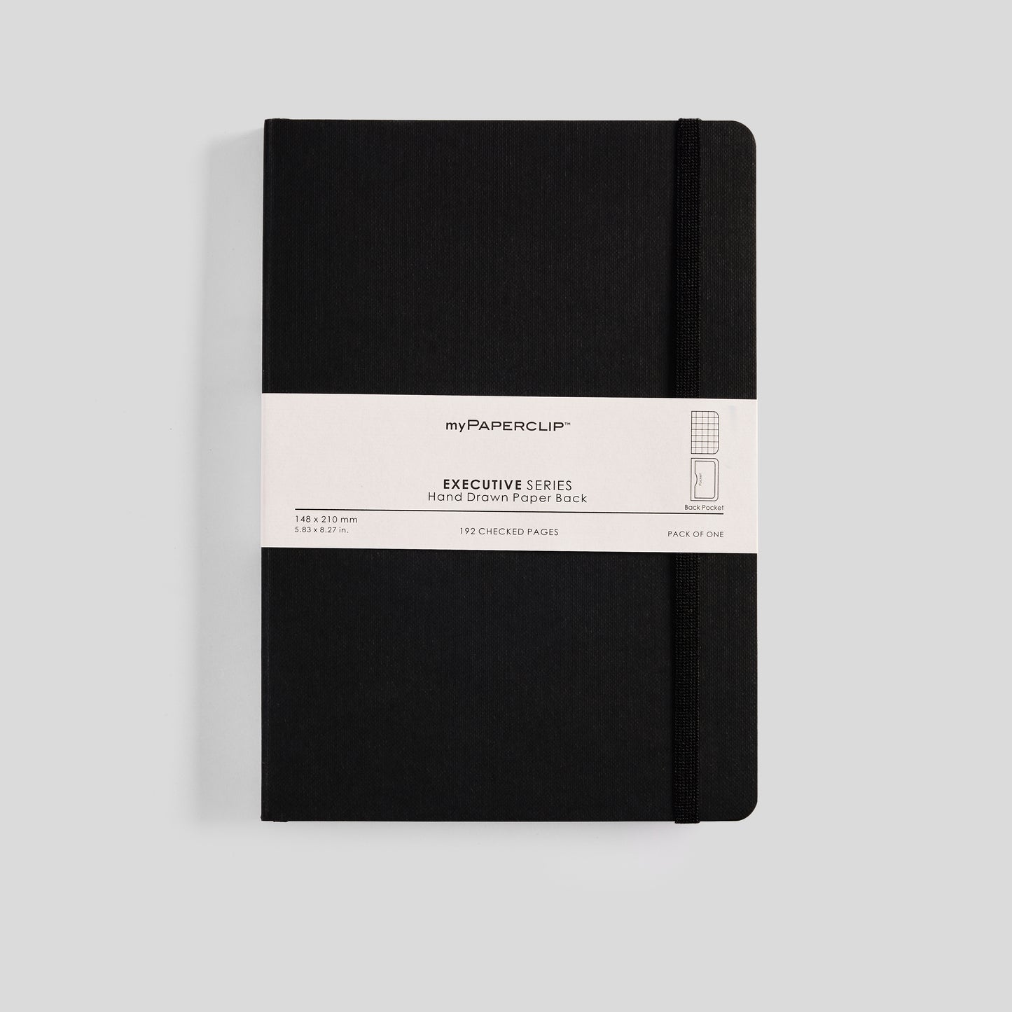 Executive Series Notebook - A5 (With Back Pocket)