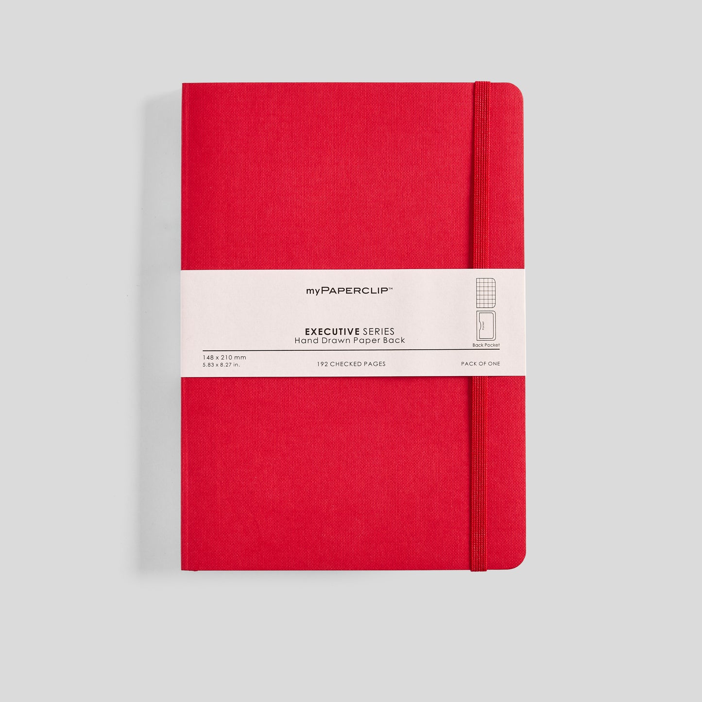 Executive Series Notebook - A5 (With Back Pocket)