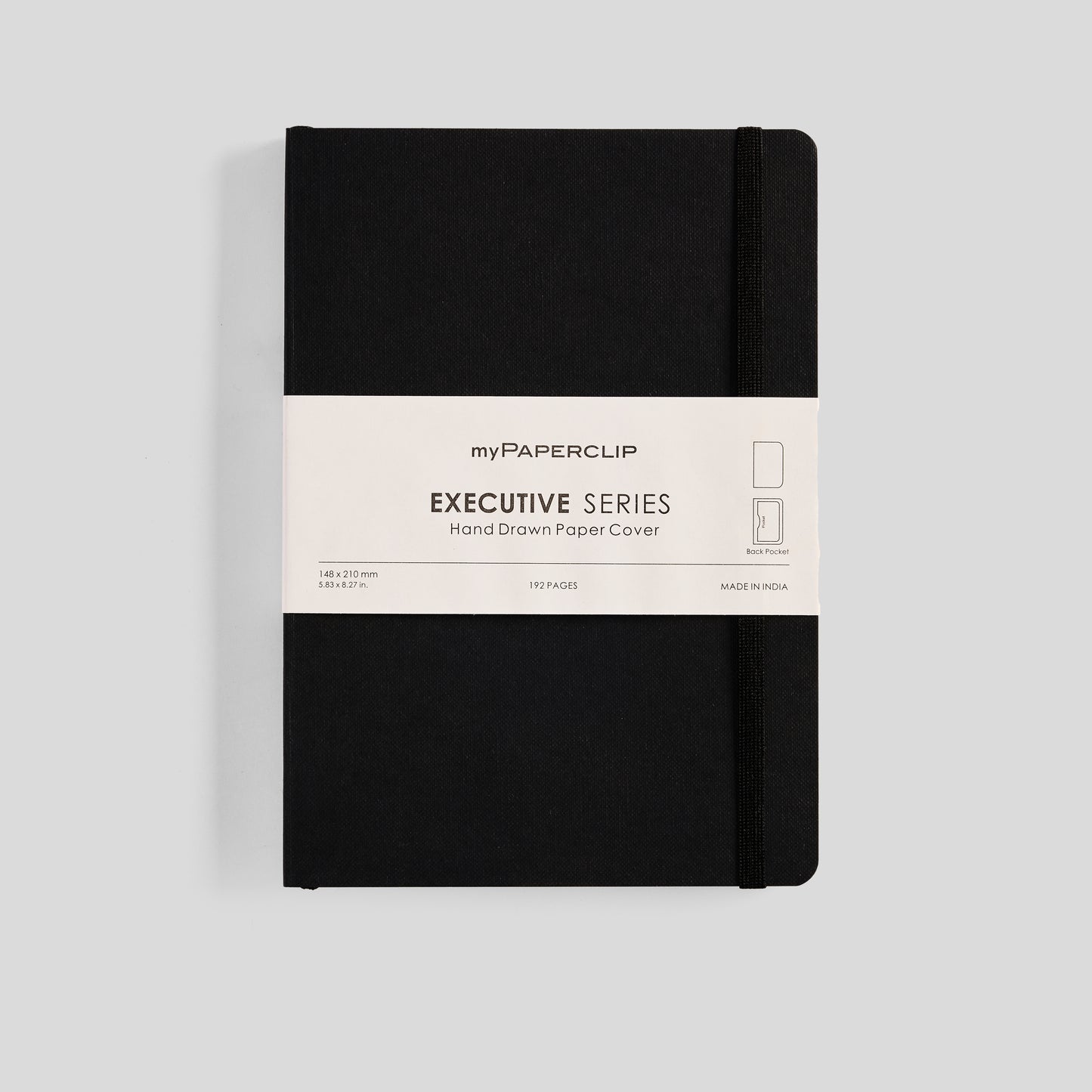 Executive Series Notebook - A5 (With Back Pocket)