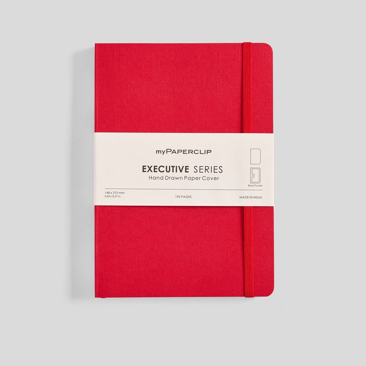 Executive Series Notebook - A5 (With Back Pocket)