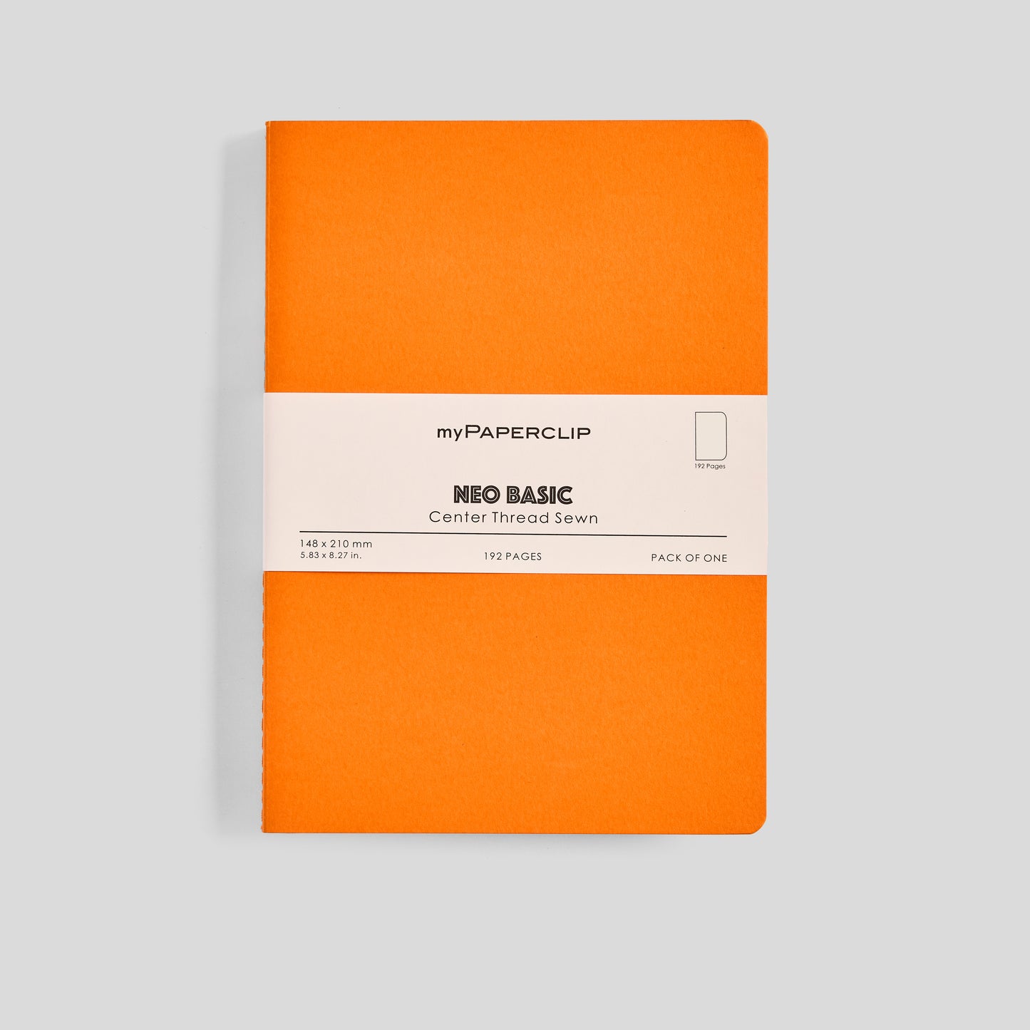 Neo Basic Center Thread Sewn Notebook - A5