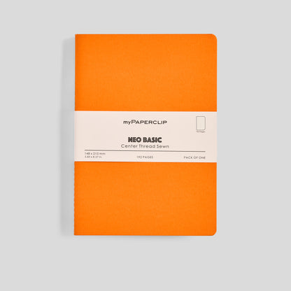Neo Basic Center Thread Sewn Notebook - A5