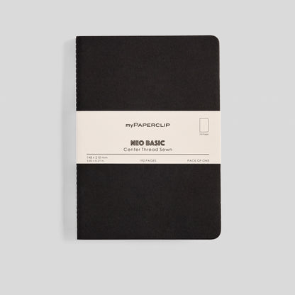 Neo Basic Center Thread Sewn Notebook - A5