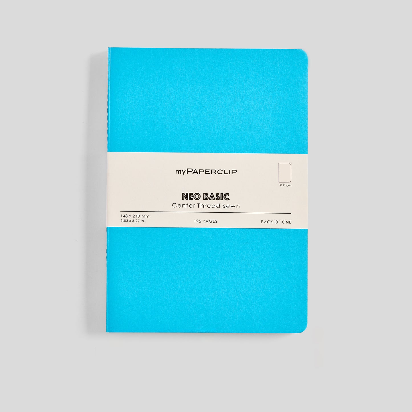 Neo Basic Center Thread Sewn Notebook - A5