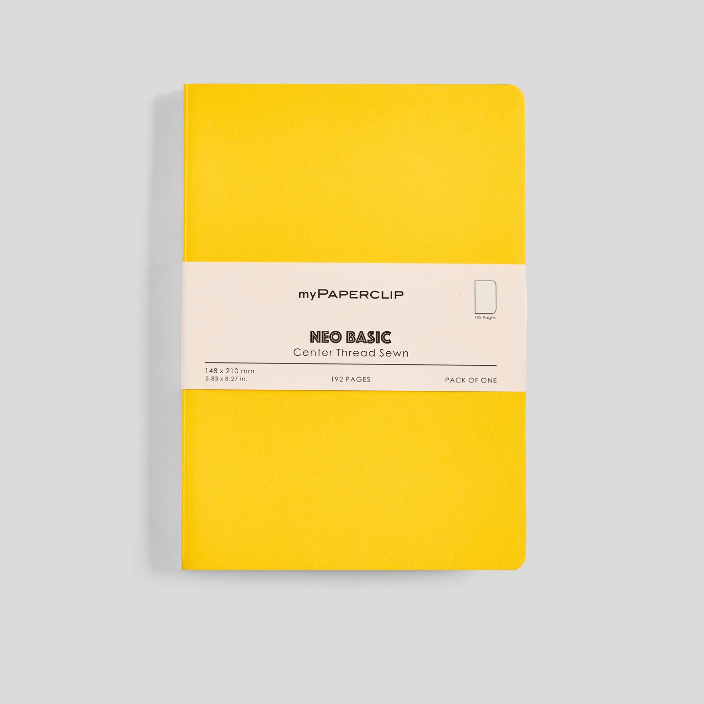Neo Basic Center Thread Sewn Notebook - A5