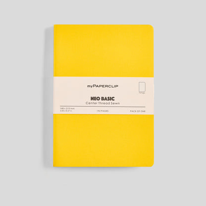 Neo Basic Center Thread Sewn Notebook - A5