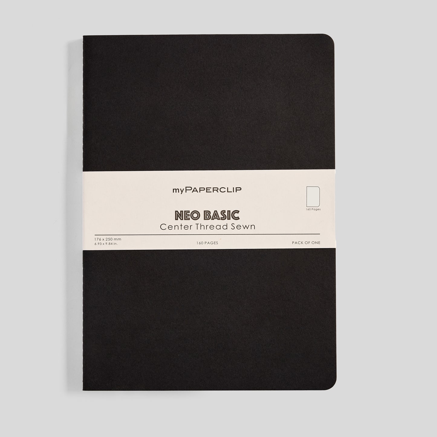 Neo Basic Center Thread Sewn Notebook - B5