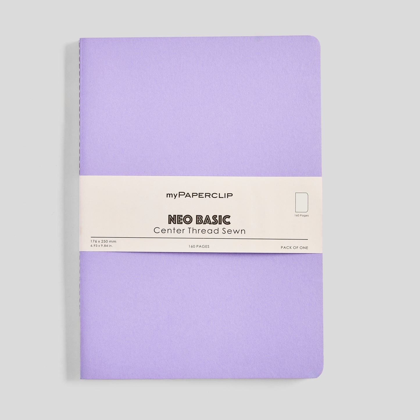 Neo Basic Center Thread Sewn Notebook - B5
