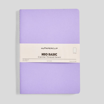 Neo Basic Center Thread Sewn Notebook - B5