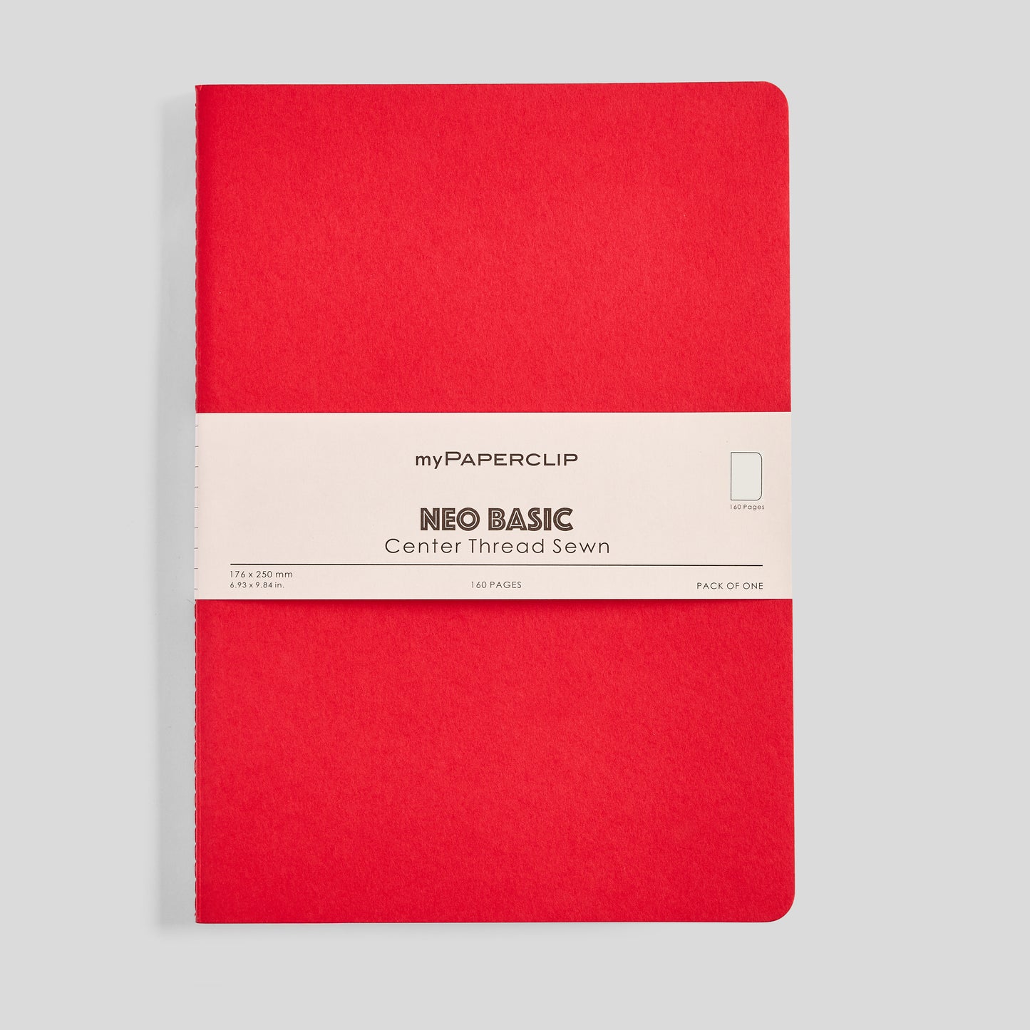 Neo Basic Center Thread Sewn Notebook - B5