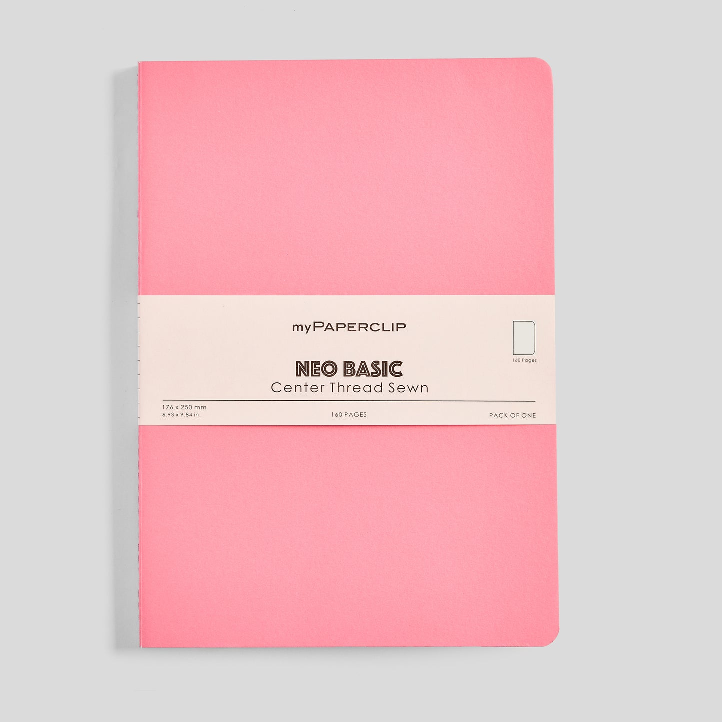 Neo Basic Center Thread Sewn Notebook - B5