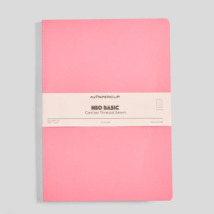 Neo Basic Center Thread Sewn Notebook - A4