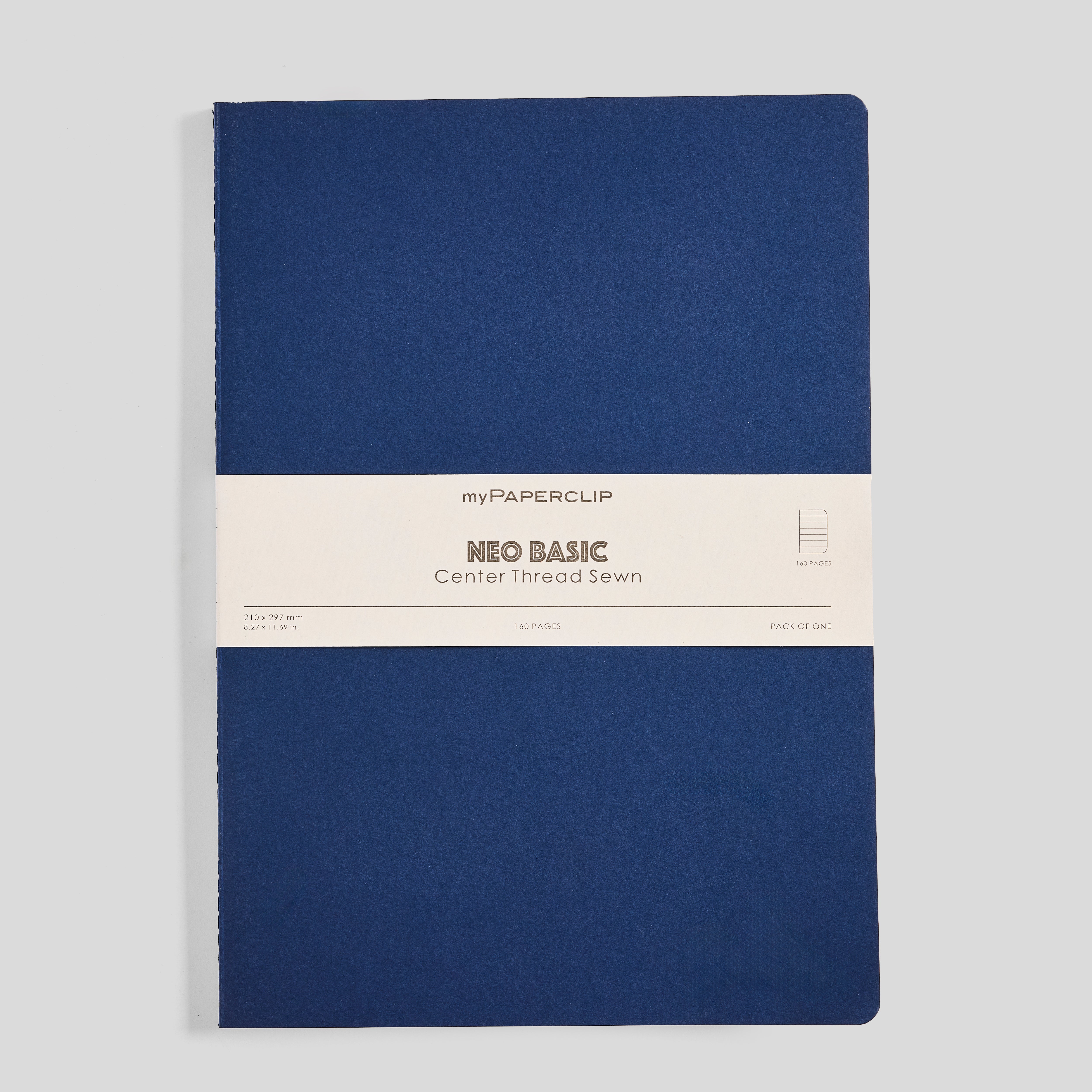 Neo Basic Center Thread Sewn Notebook - A4 – myPAPERCLIP US