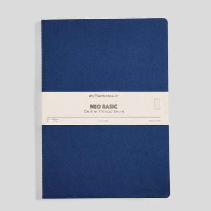 Neo Basic Center Thread Sewn Notebook - A4