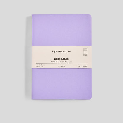 Neo Basic Center Thread Sewn Notebook - A5