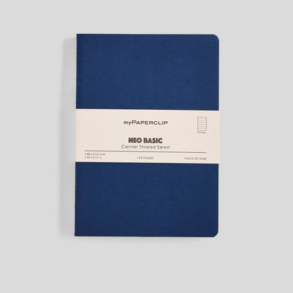 Neo Basic Center Thread Sewn Notebook - A5