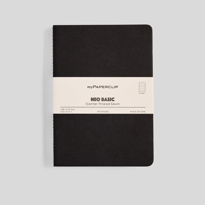 Neo Basic Center Thread Sewn Notebook - A5