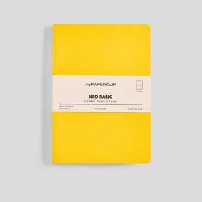 Neo Basic Center Thread Sewn Notebook - A5