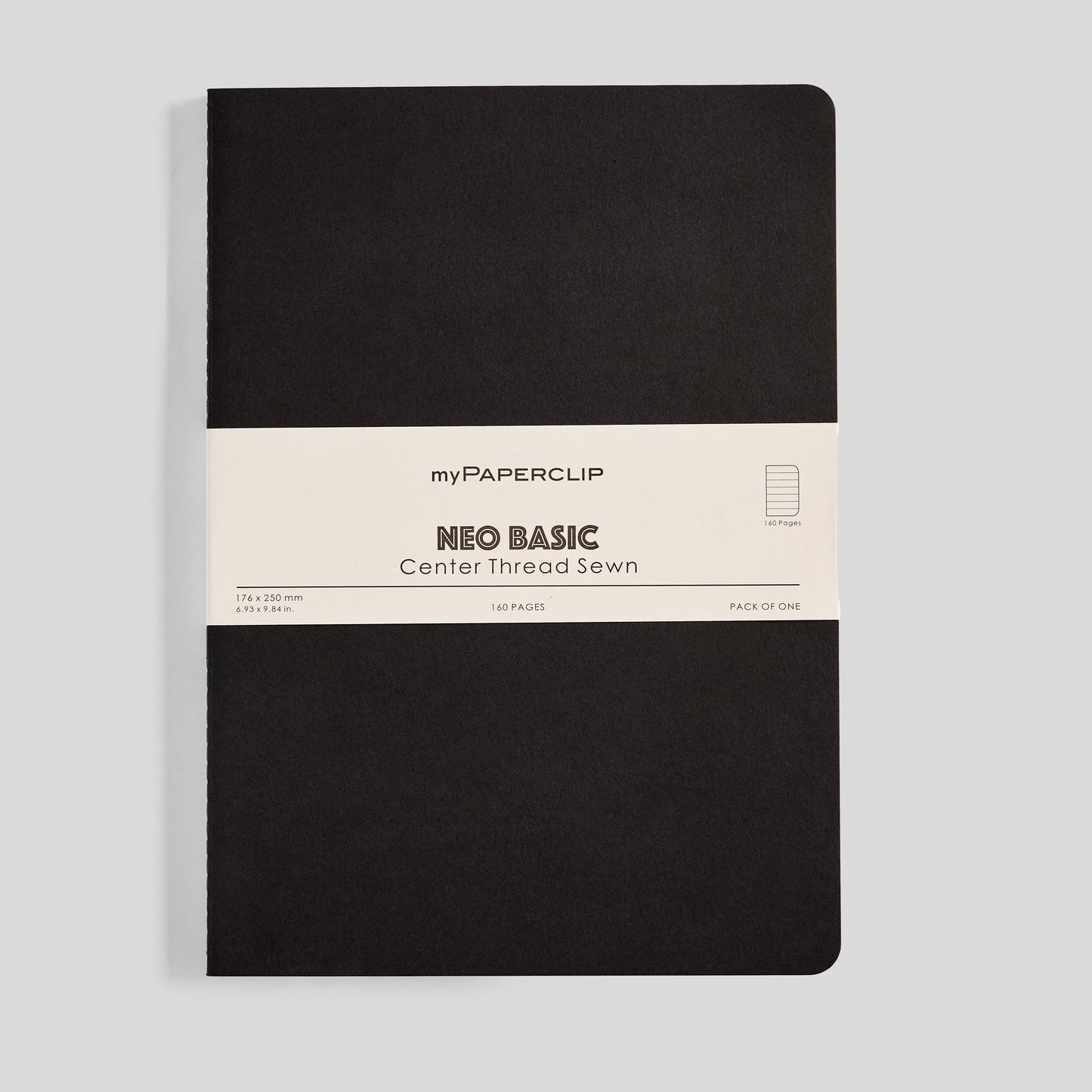 Neo Basic Center Thread Sewn Notebook - B5