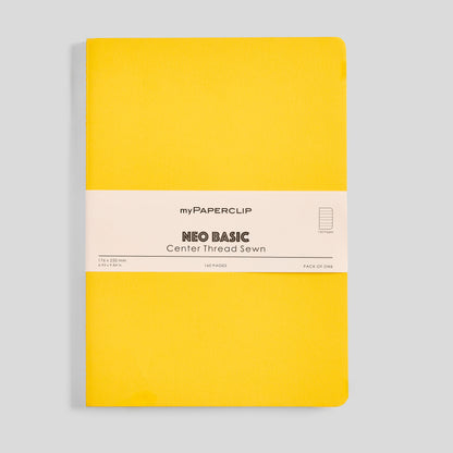 Neo Basic Center Thread Sewn Notebook - B5